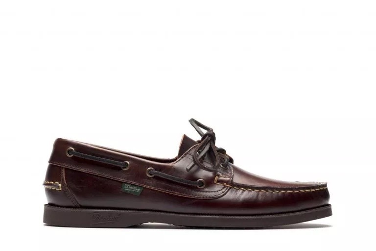paraboot barth boat shoes chaussures bateau homme cuir
