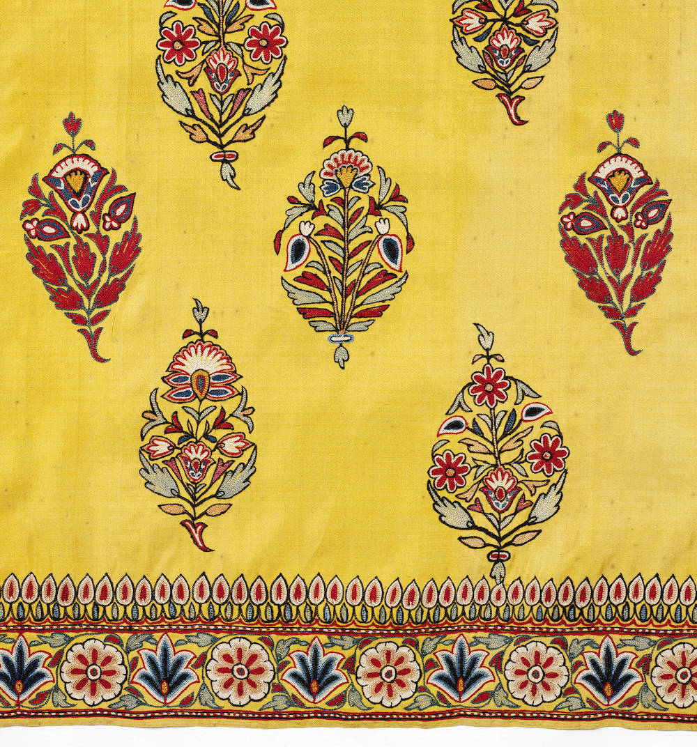 histoire textile inde soie broderie