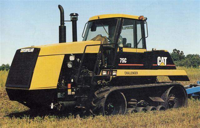 tracteur caterpillar moderne