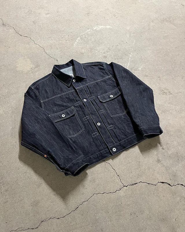 burgaud marque brand denim jacket veste jean type II