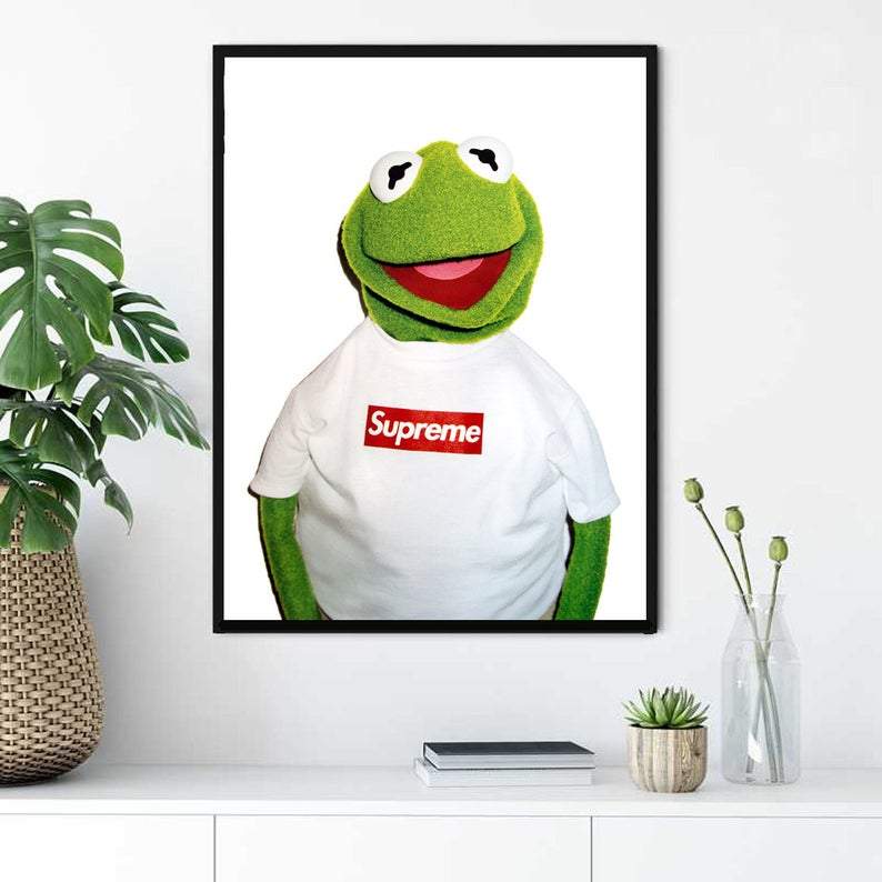 Kermit the frog supreme poster