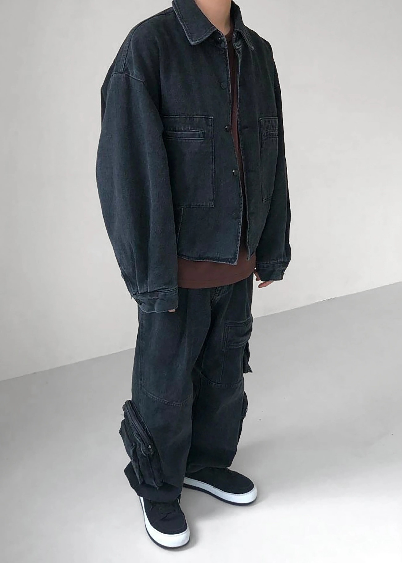 The Frankie shop marque boutique homme style minimaliste japonais coréen veste en jean denim miller