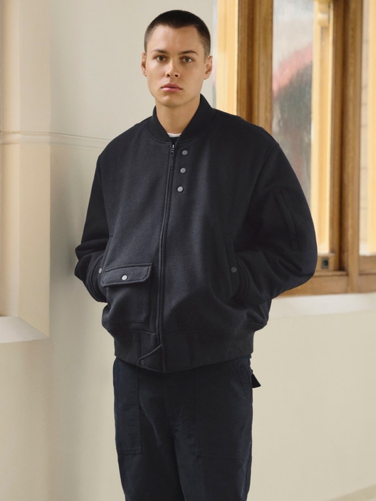 Uniqlo engineered garments 2023 autumn winter lookbook collection aw automne hiver bomber