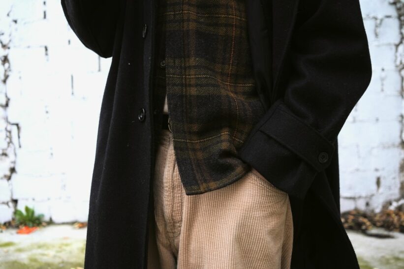 look d'hiver avec le manteau utile de arpenteur et la chemise gusto en laine de la marque A Kind of Guise