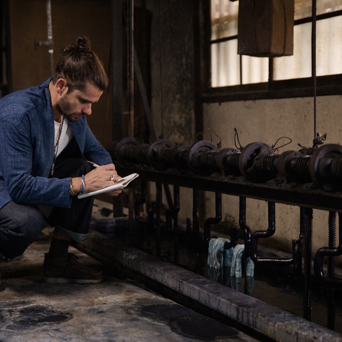 rope dyeing au japon avec Boras