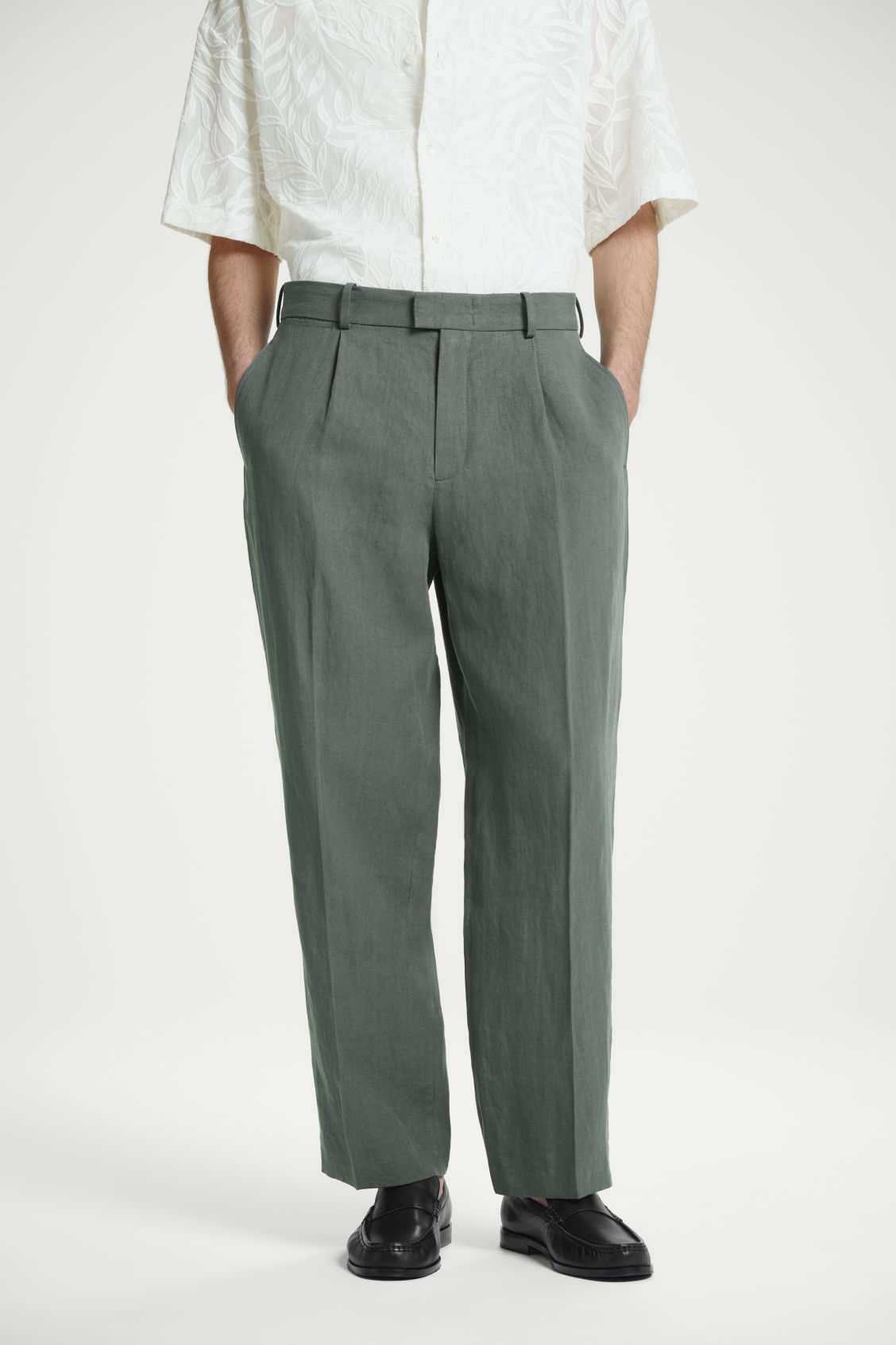 Pantalon lin homme COS printemps été 2024