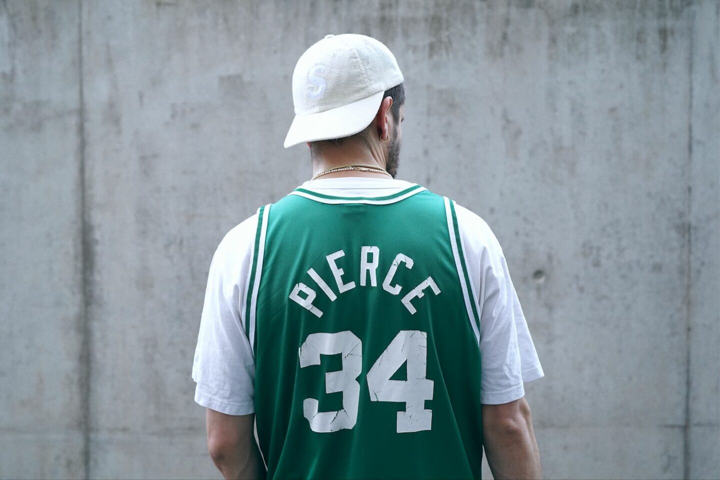 maillot de basket vintage Champion du club boston Celtics rookie Paul pierce