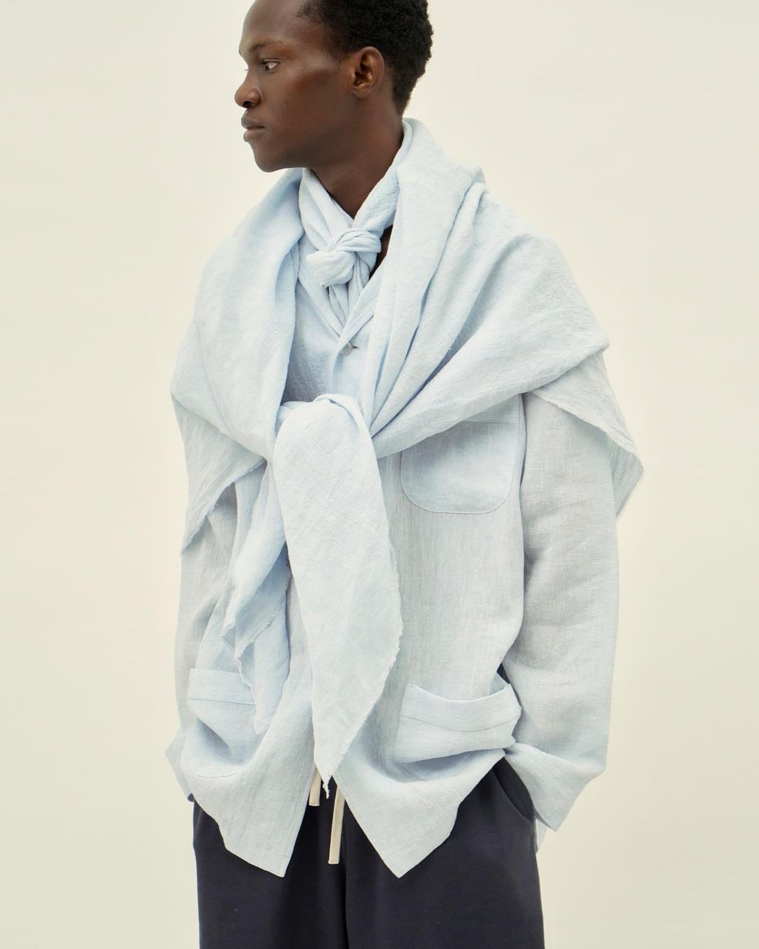 Cale marque brand water twisted linen