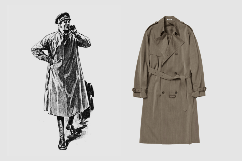 quelle est la différence entre un marque et un trench ? histoire et marques manteau de pluie homme