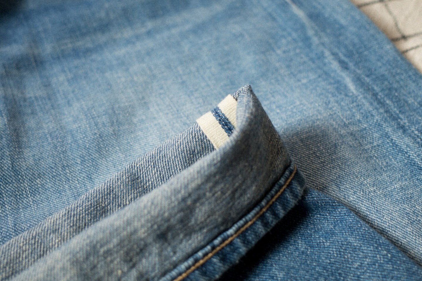 White ear selvedge 1920 denim