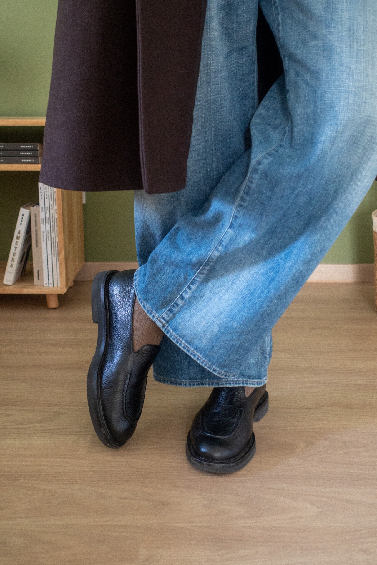 Dries van noten black loafers