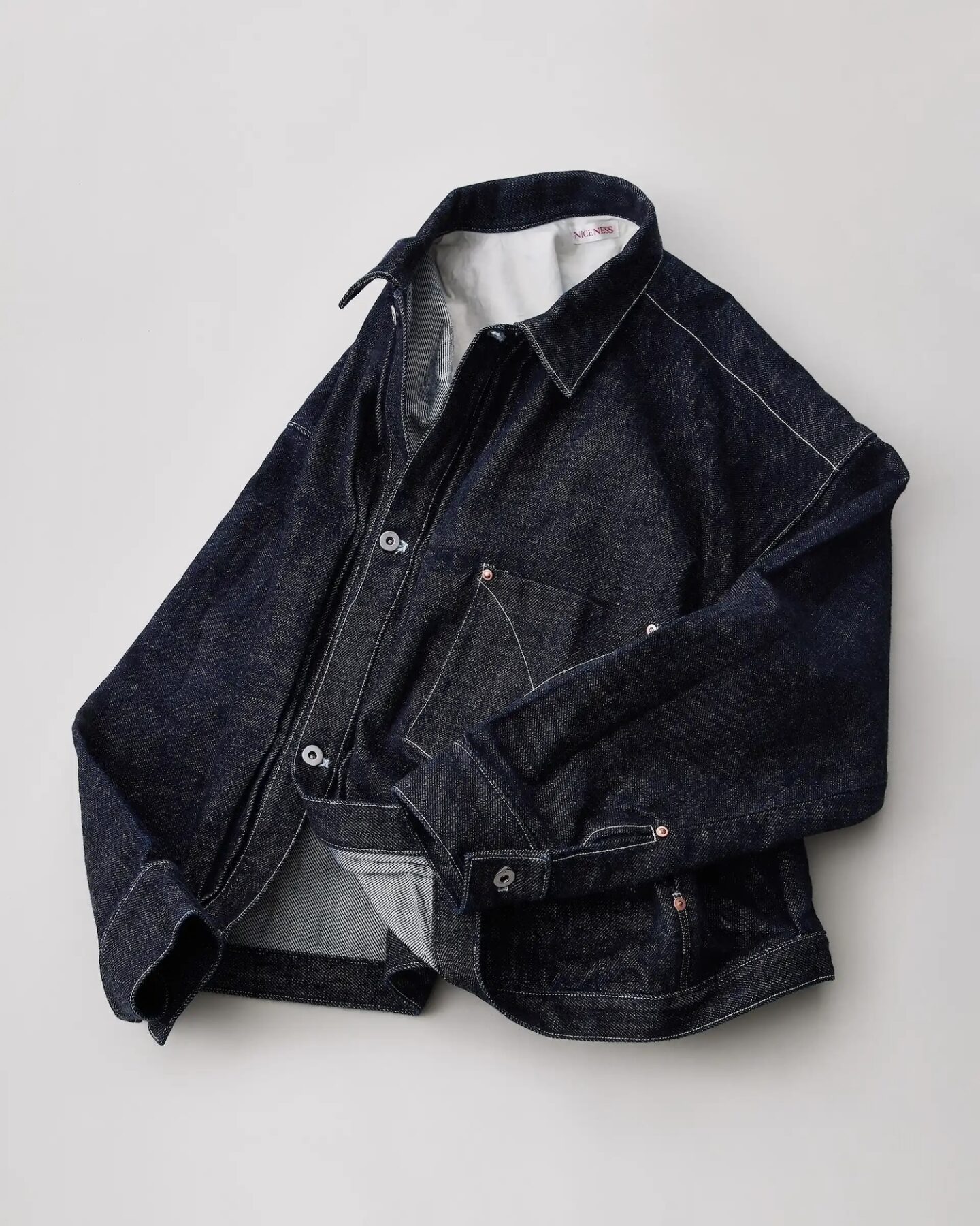 Niceness denim jacket made in japan