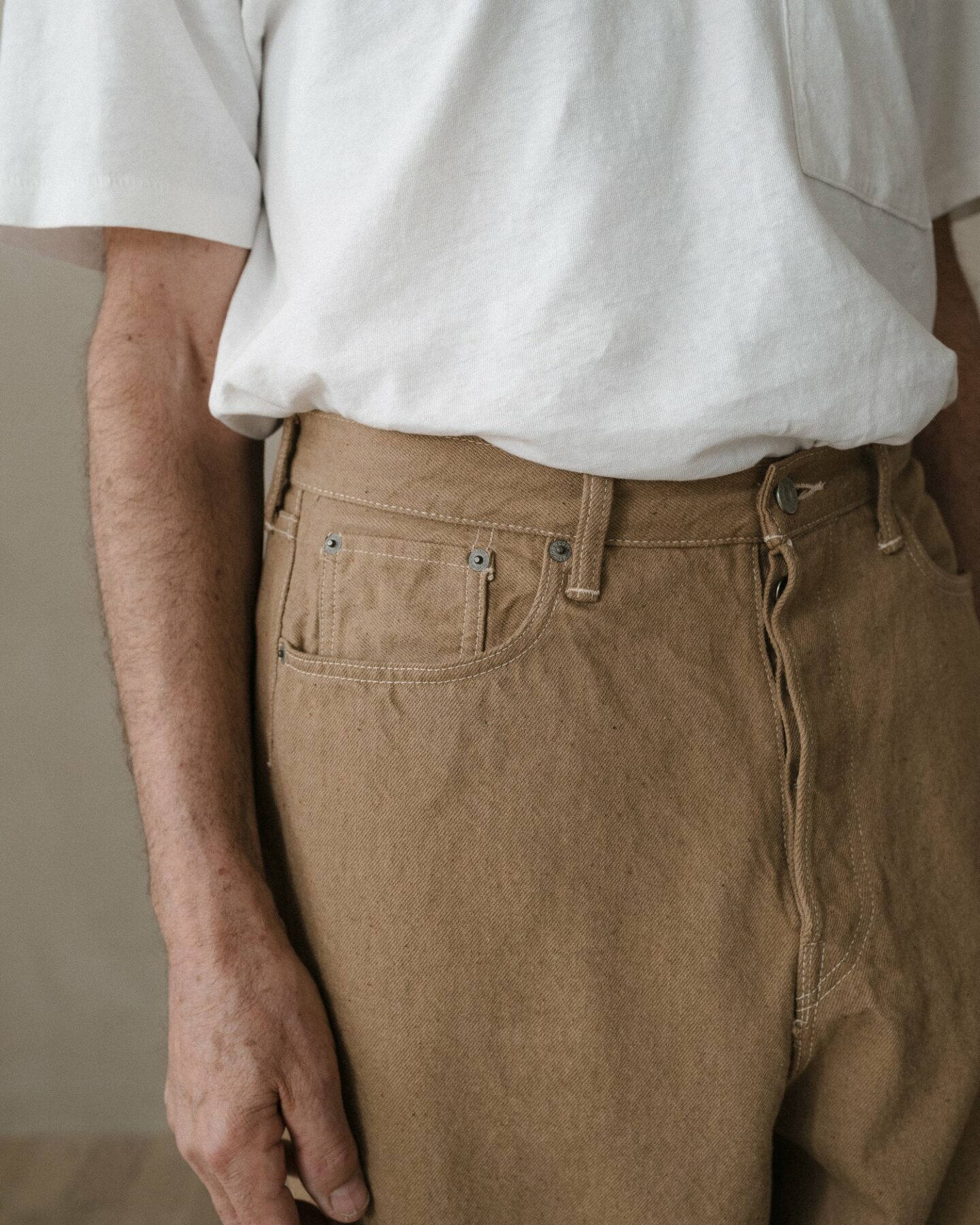 Evan Kinori orslow wide jeans ss25