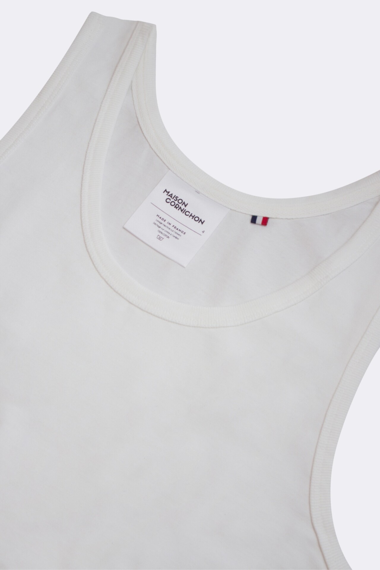 débardeur oversize de la collaboration entre Maison Cornichon et Borasification
