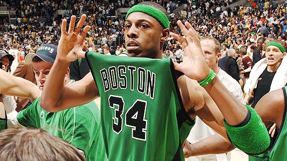 photo paul pierce maillot boston