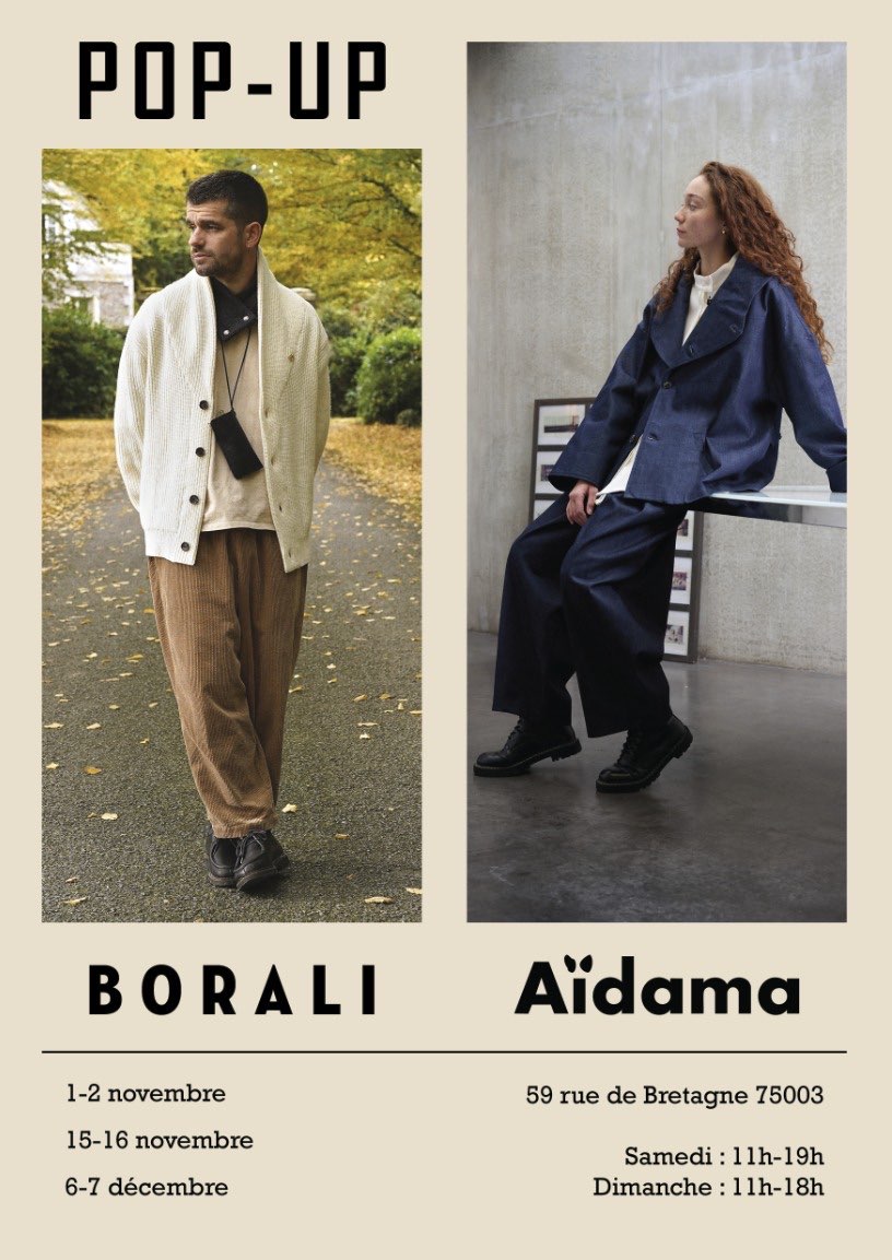 Borali Pop Up Store FW25