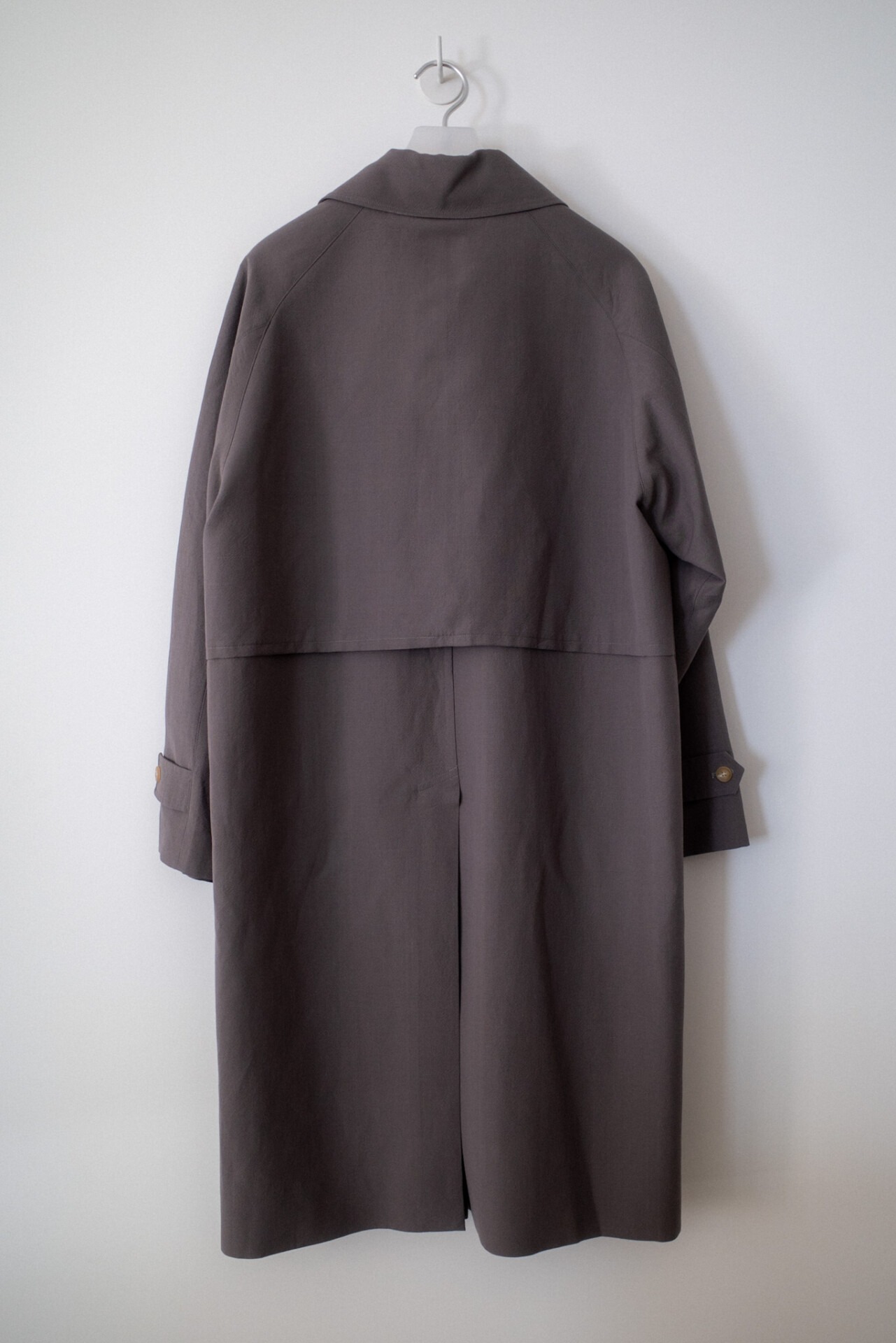 Manteau Cornier laine papier homme gris