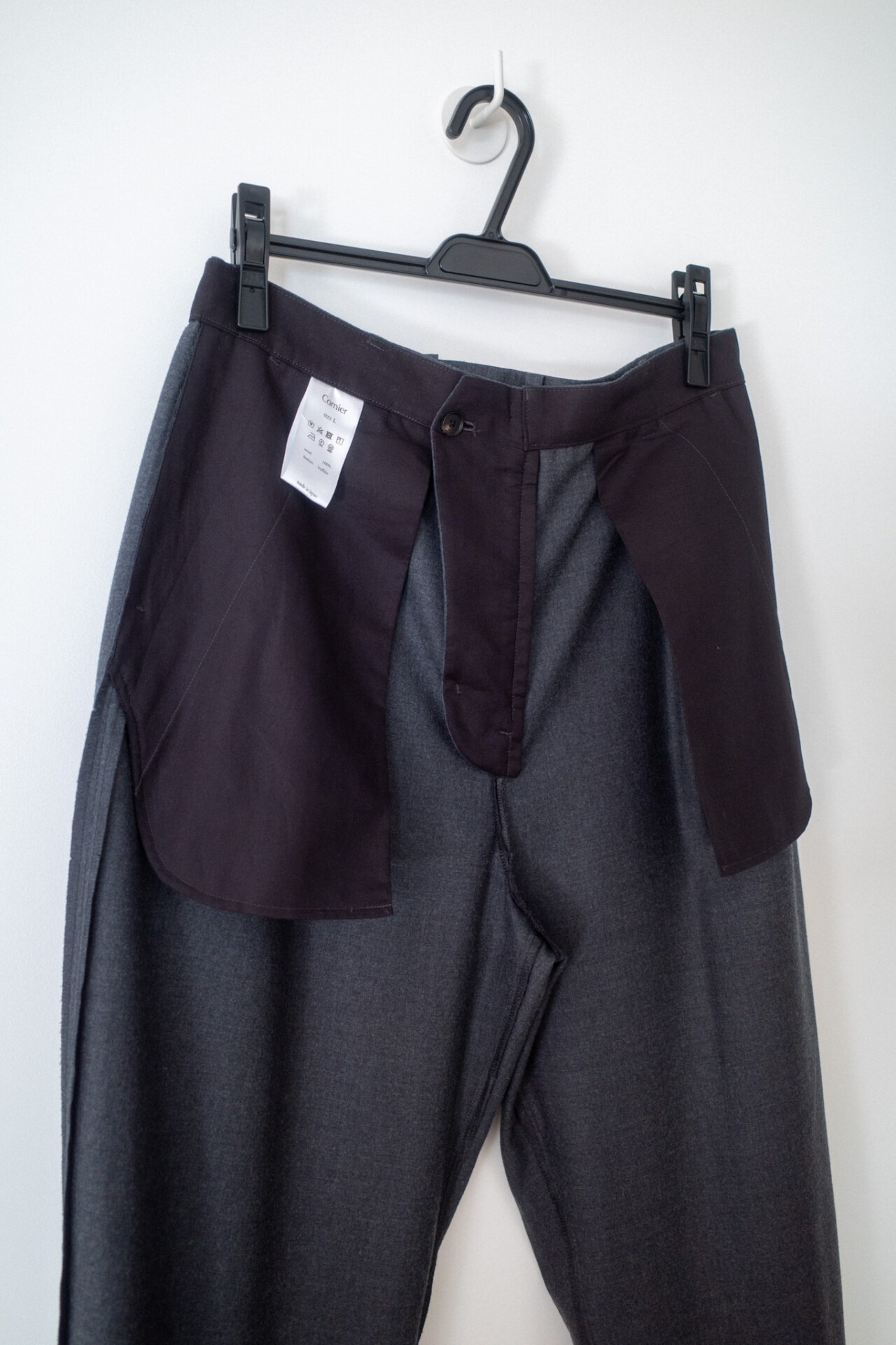 Pantalon laine soft tailoring construction interne