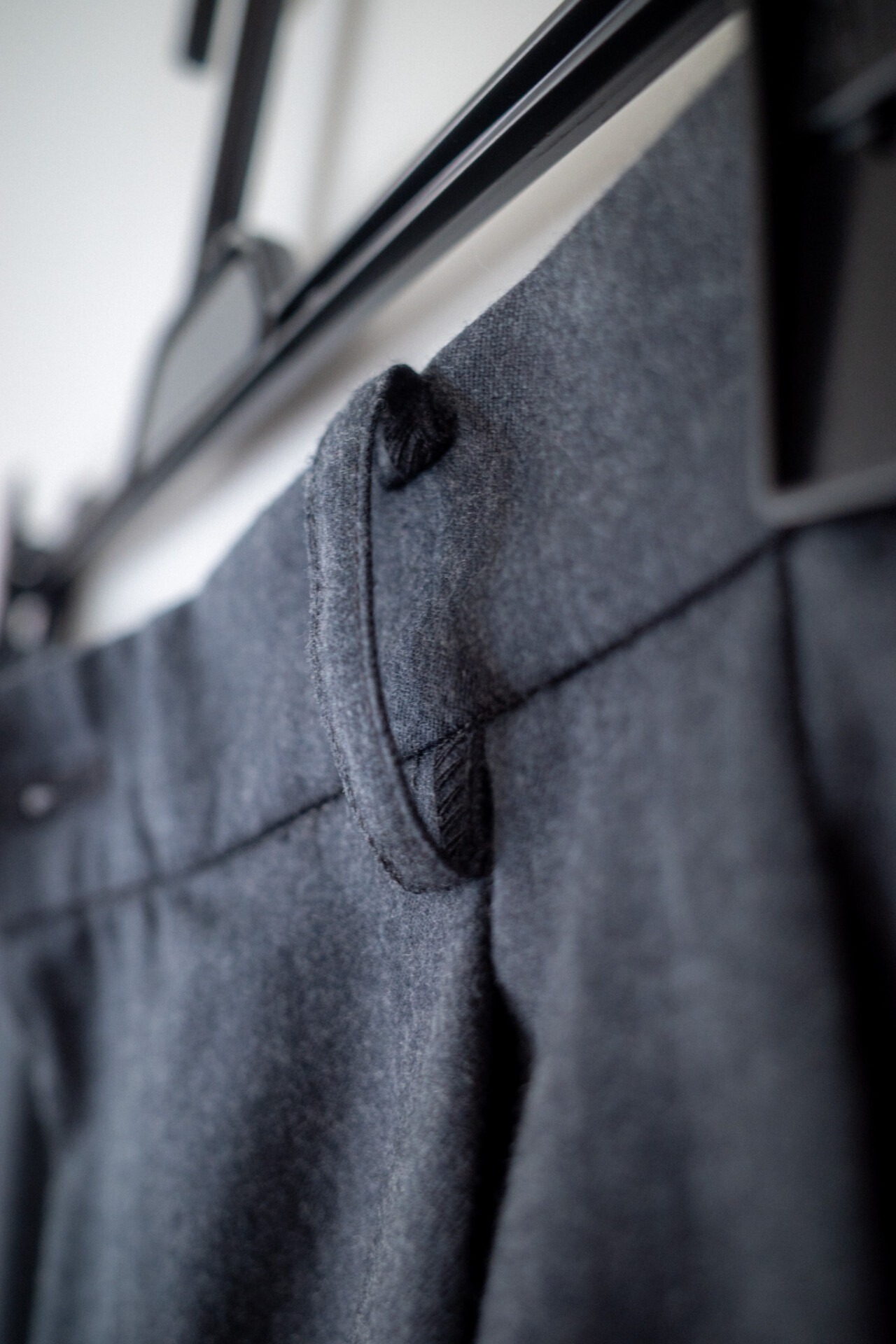 Japanese wool grey trousers