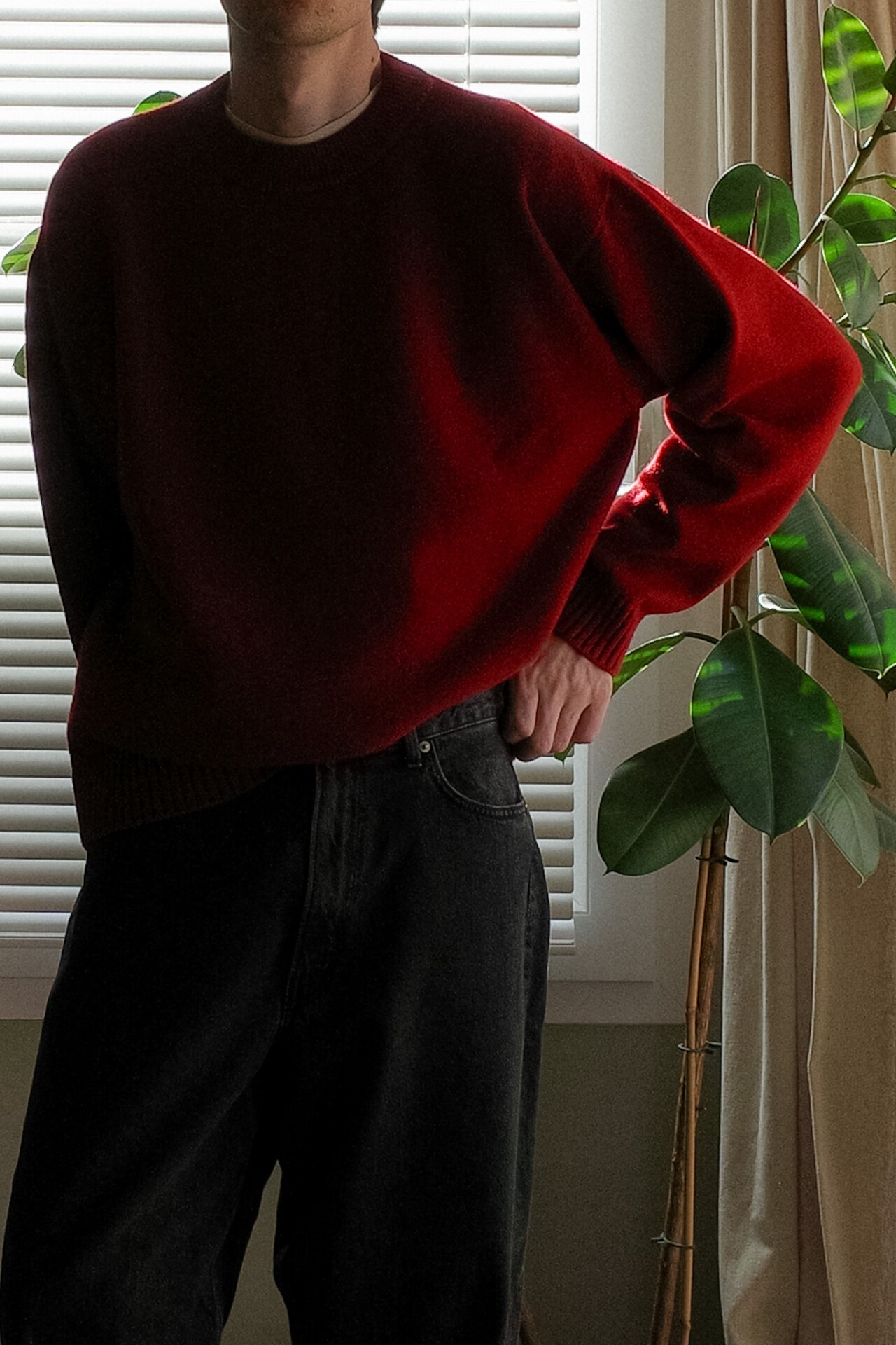 Arpenteur Source pull rouge homme