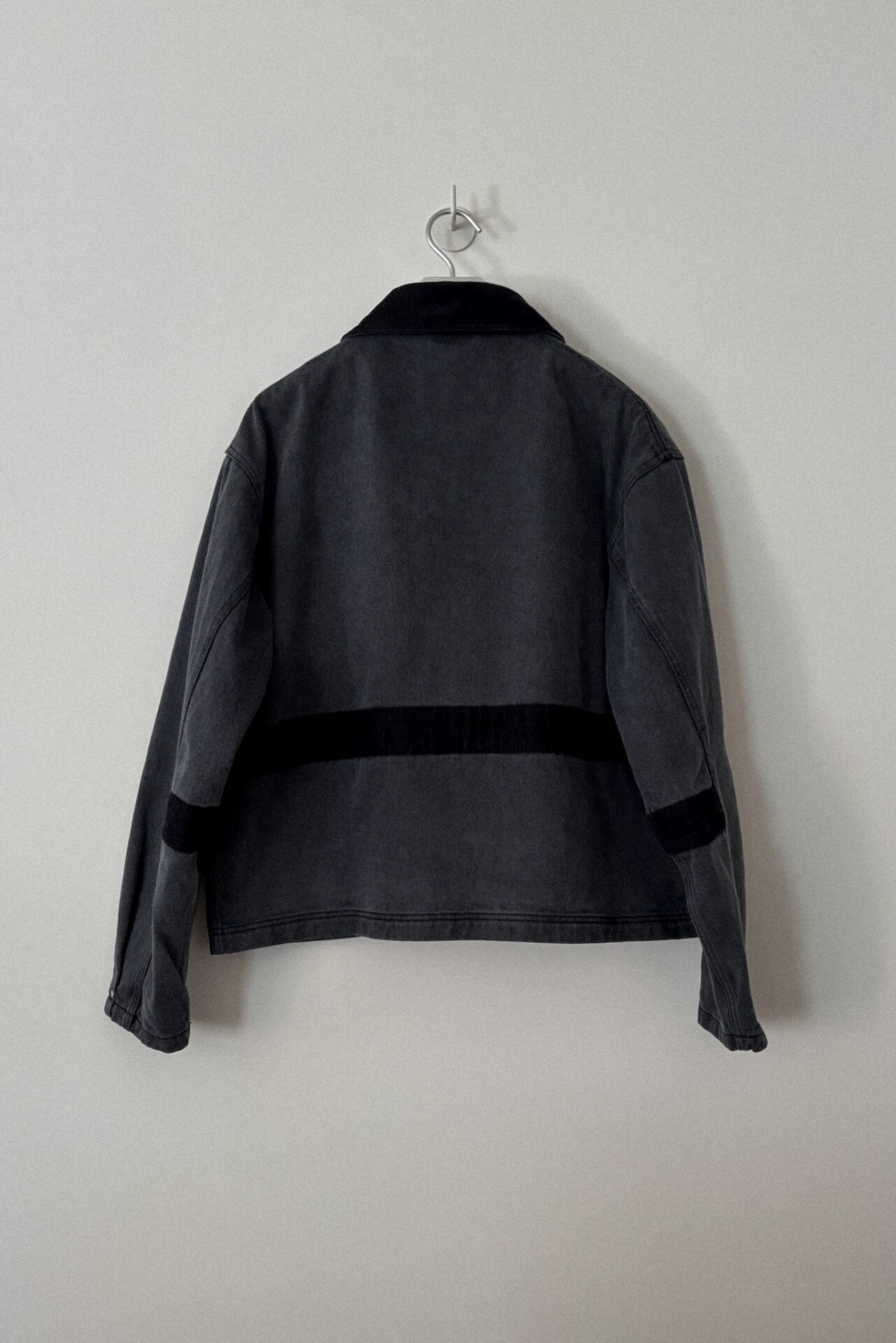 Fireman clasp jacket mfpen grey denim