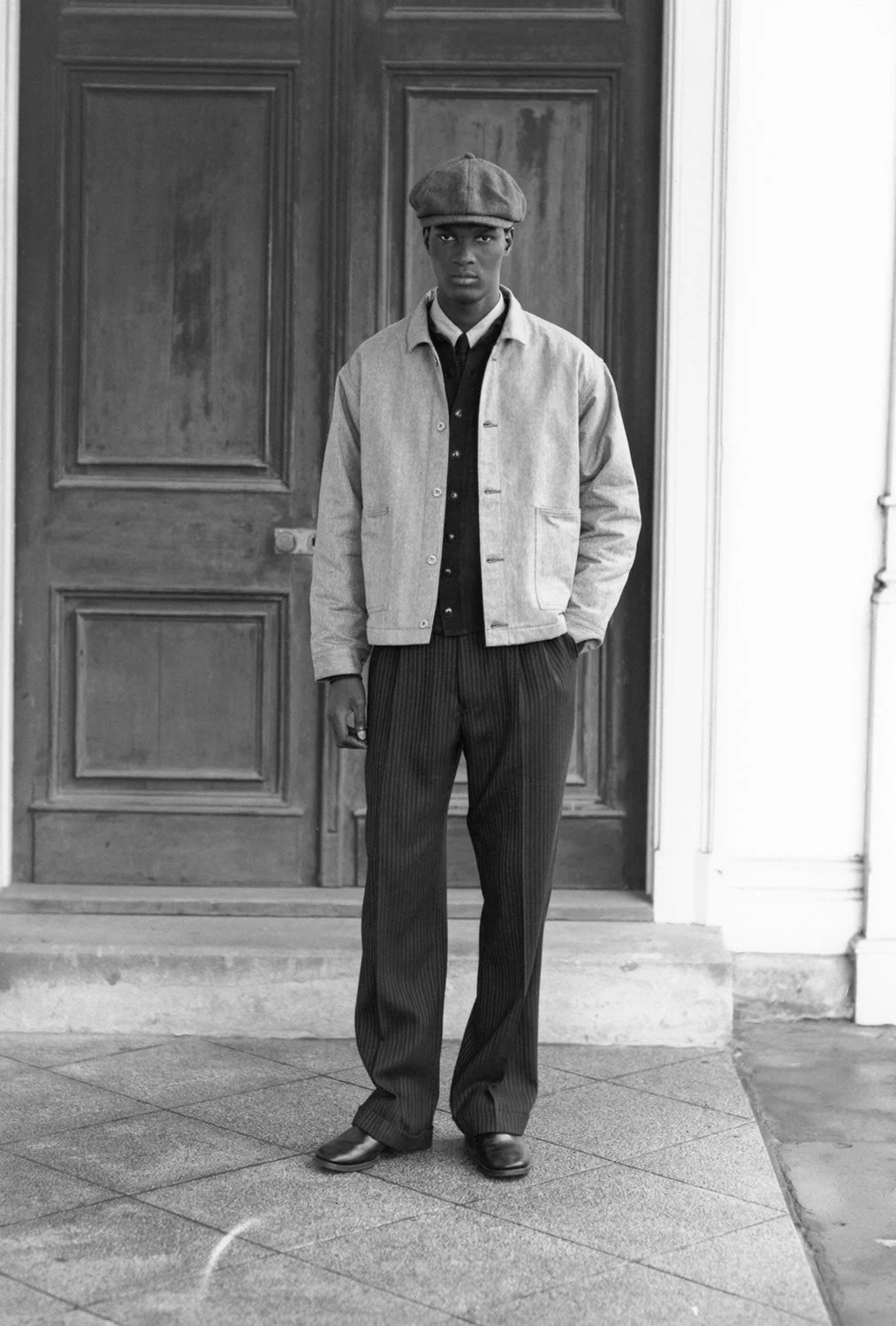 Taiga Takahashi collection automne hiver 2026 veste denim