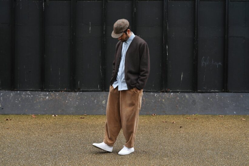 une tenue inspirée du style d'un grand-père en Ehpad