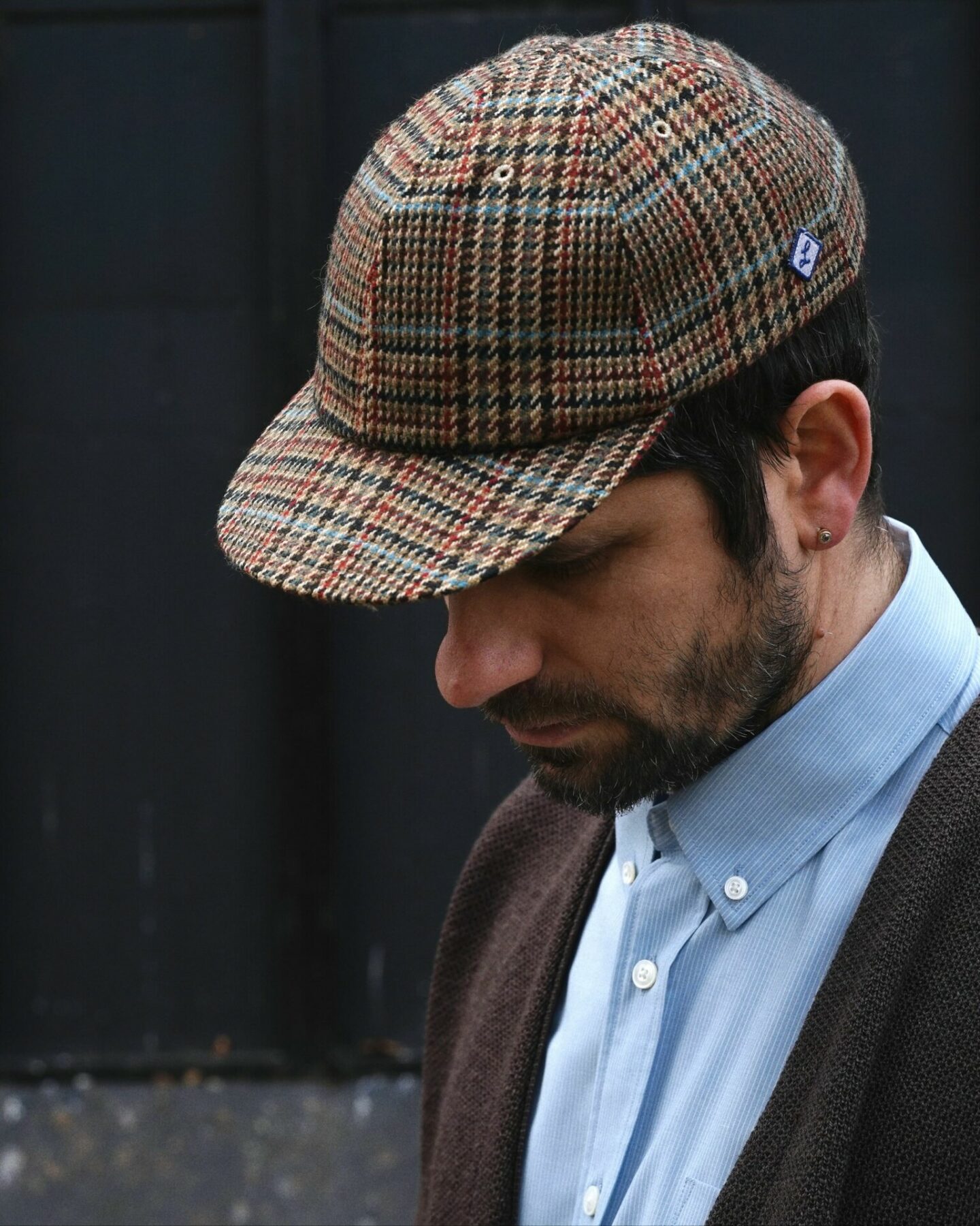 casquette laorse paris en laine tweed et chemise hast nona source