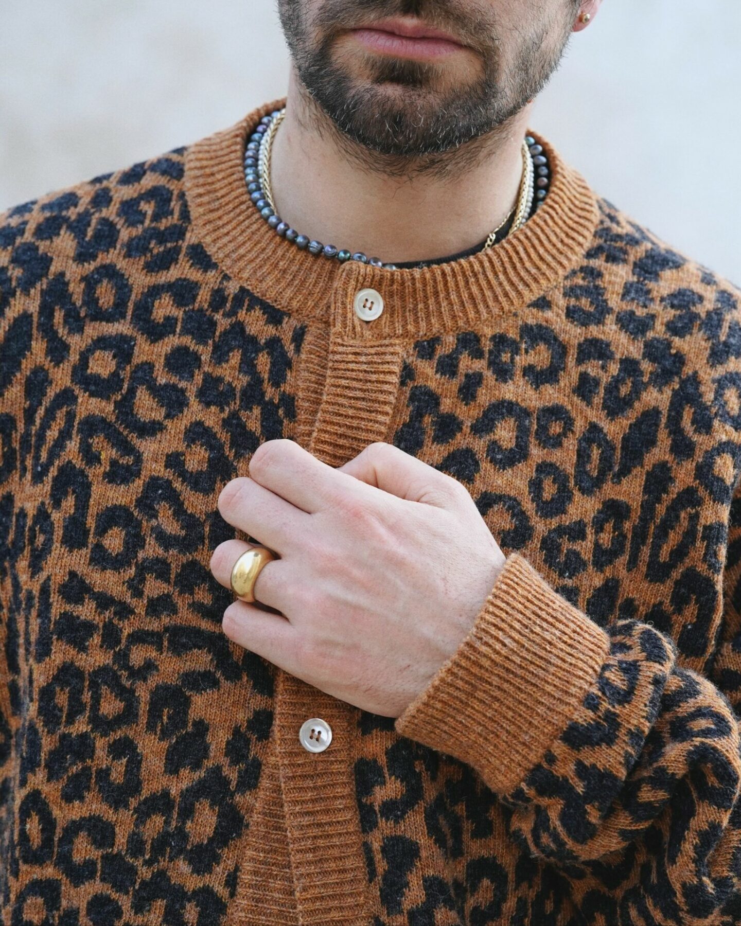 bague dome en or massif 18 carats - bijou vintage