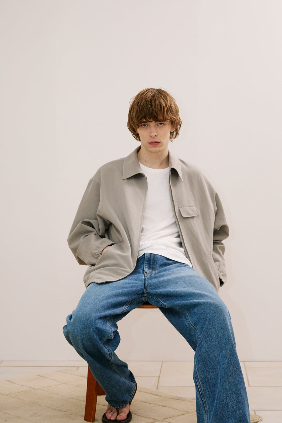 Cornier marque japonaise collection lookbook printemps &eacute;t&eacute; 2026 blouson lin