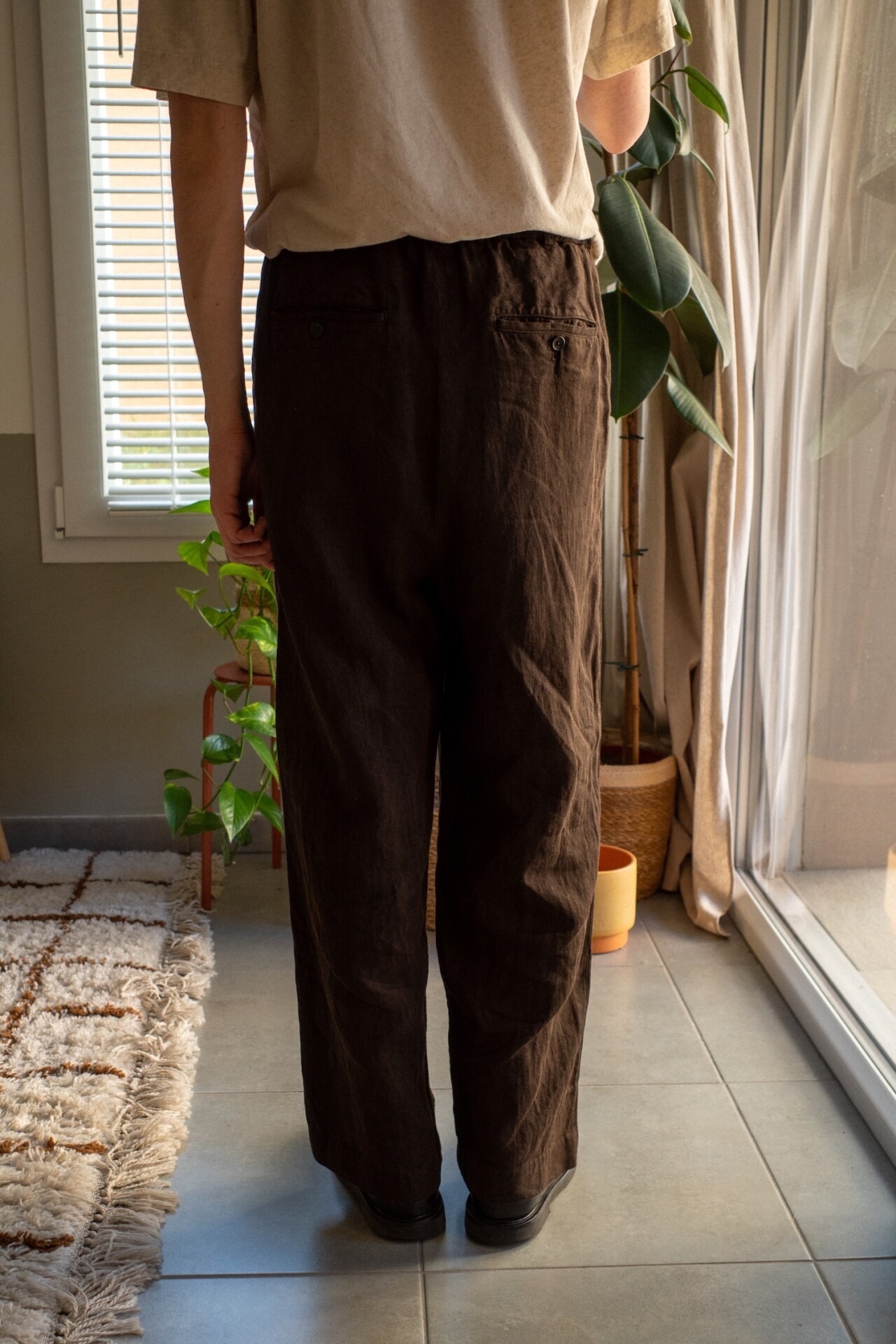 Cornier pantalon easy pants mud dye
