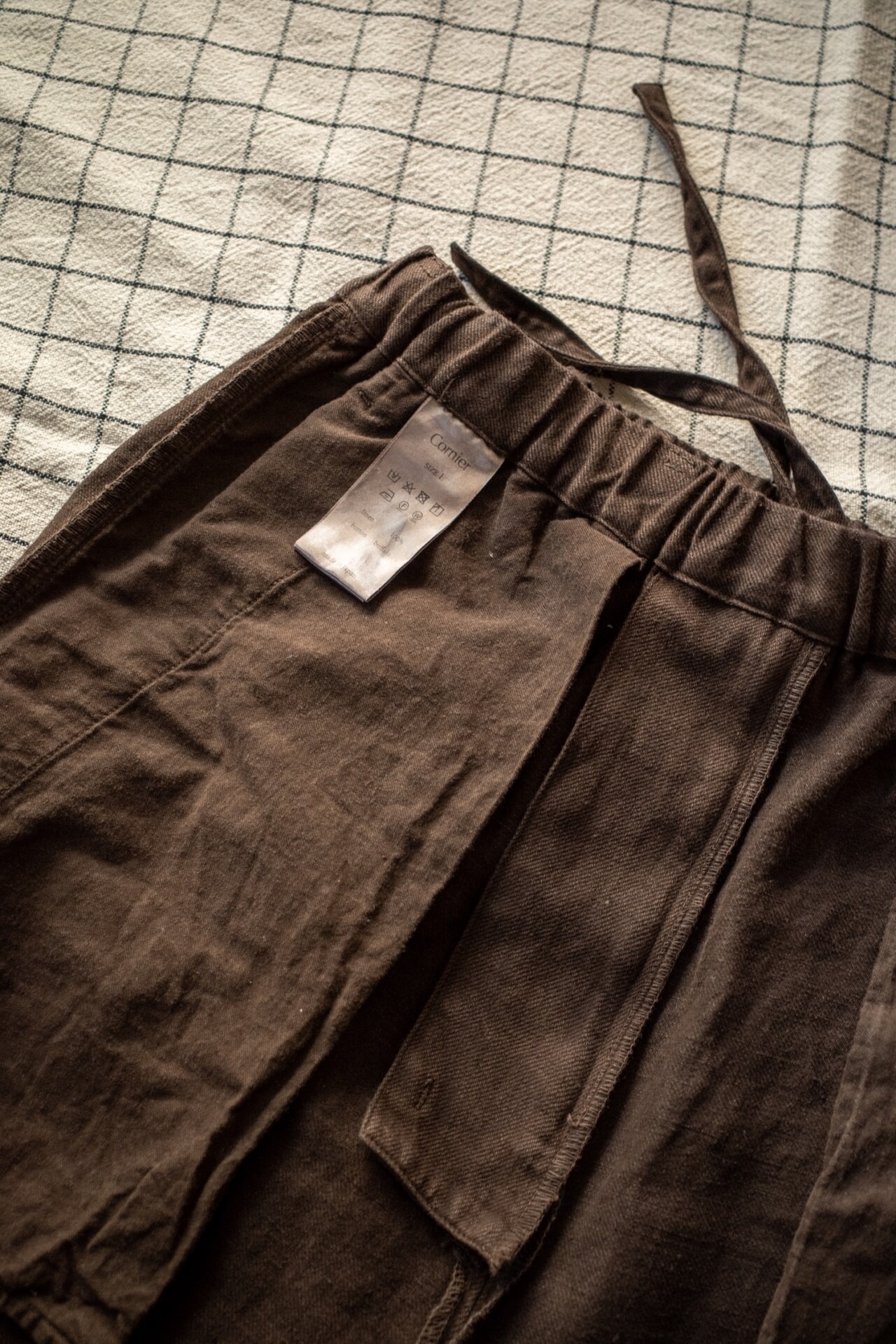 pantalon cornier marque japonaise mud dye printemps &eacute;t&eacute; 2026