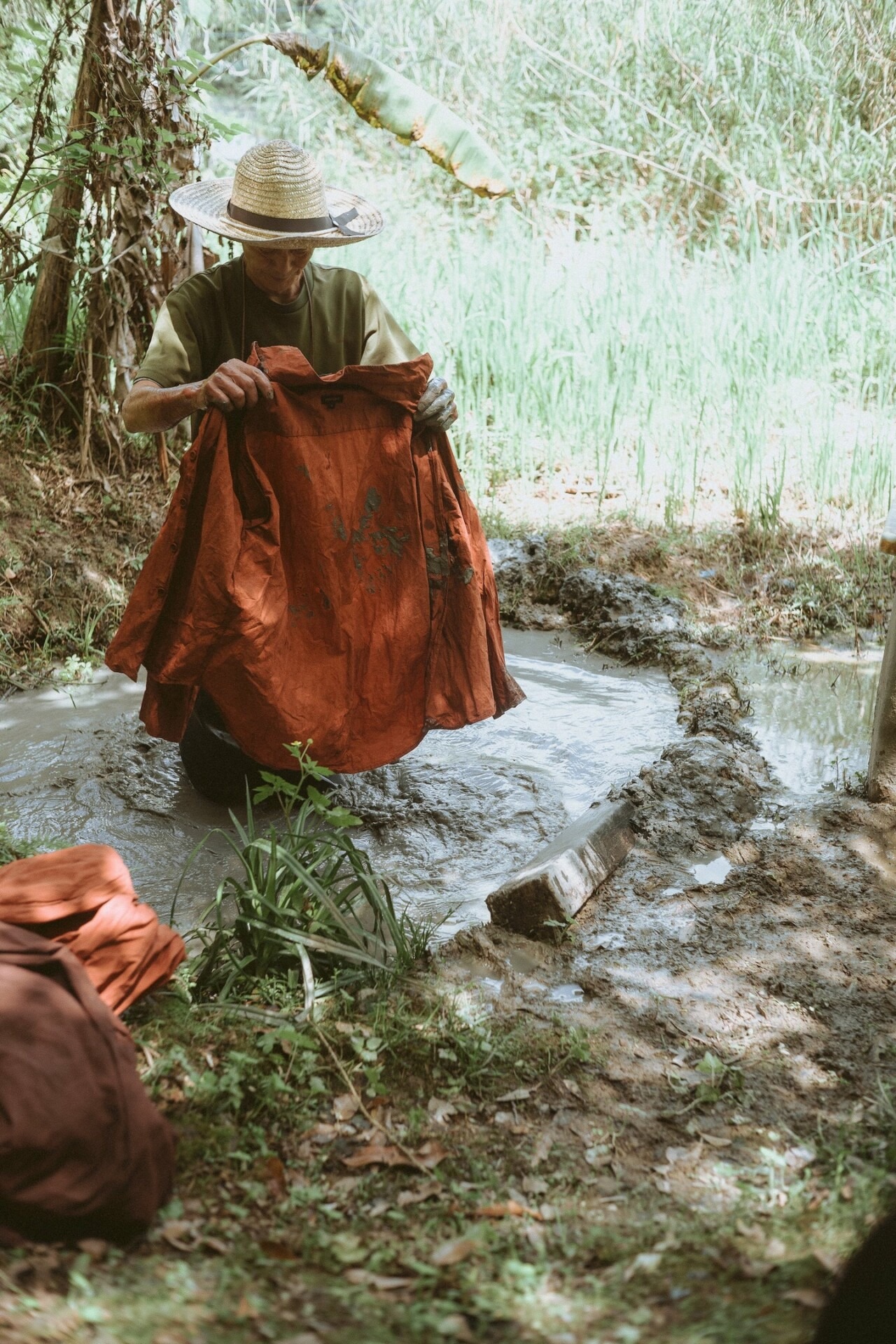 Mud dye amami oshima japan