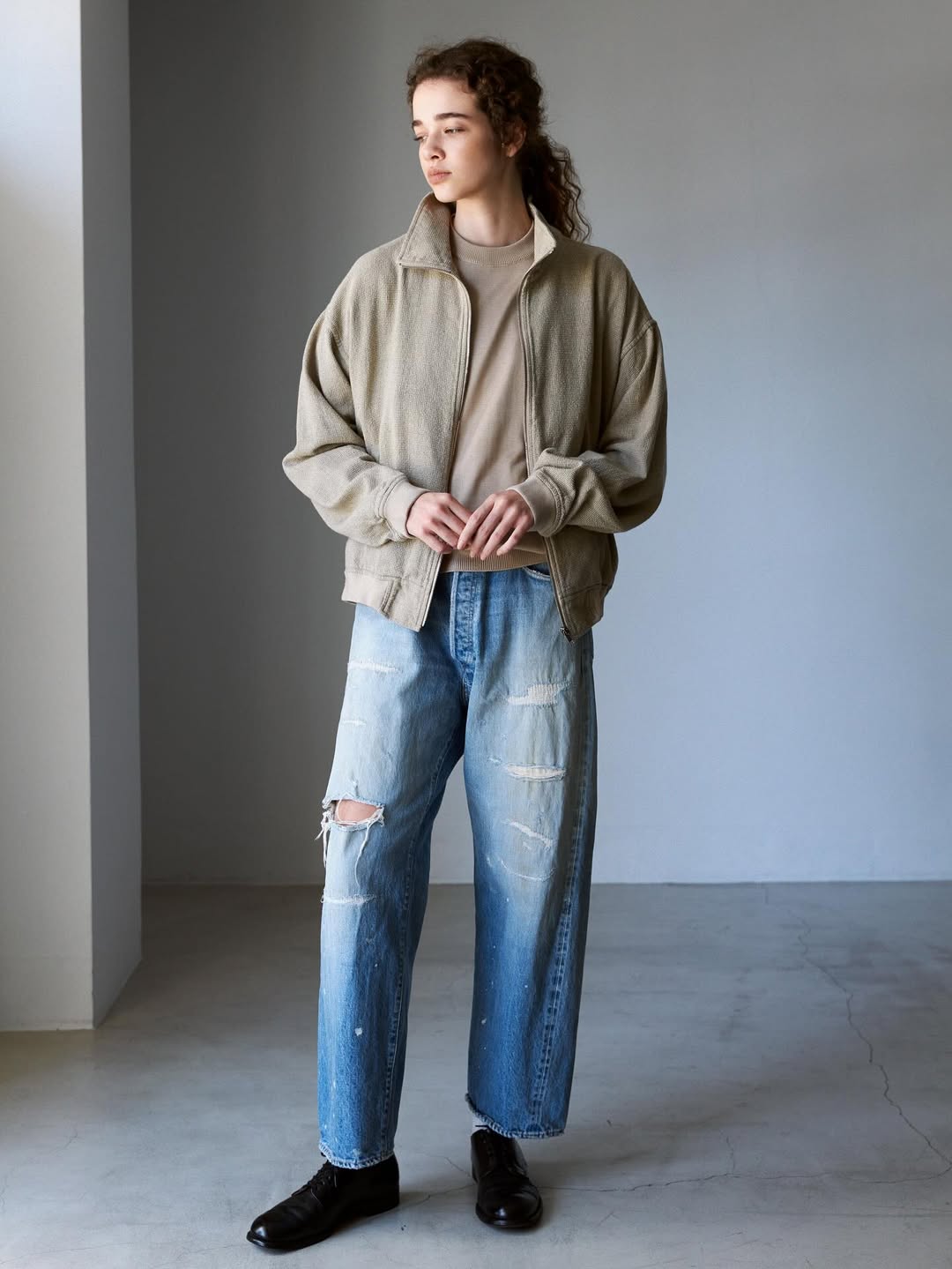 Herill marque japonaise lookbook collection printemps &eacute;t&eacute; 2026 denim damaged