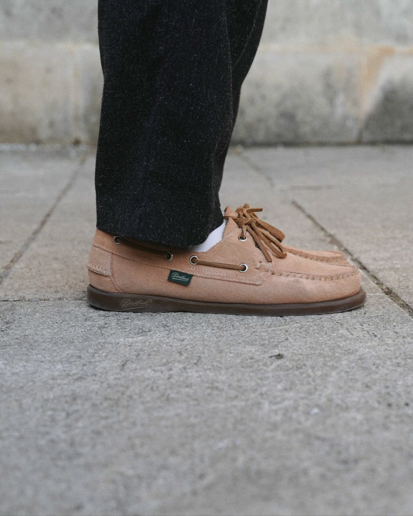 paraboot barth , chaussures bateau pour femme