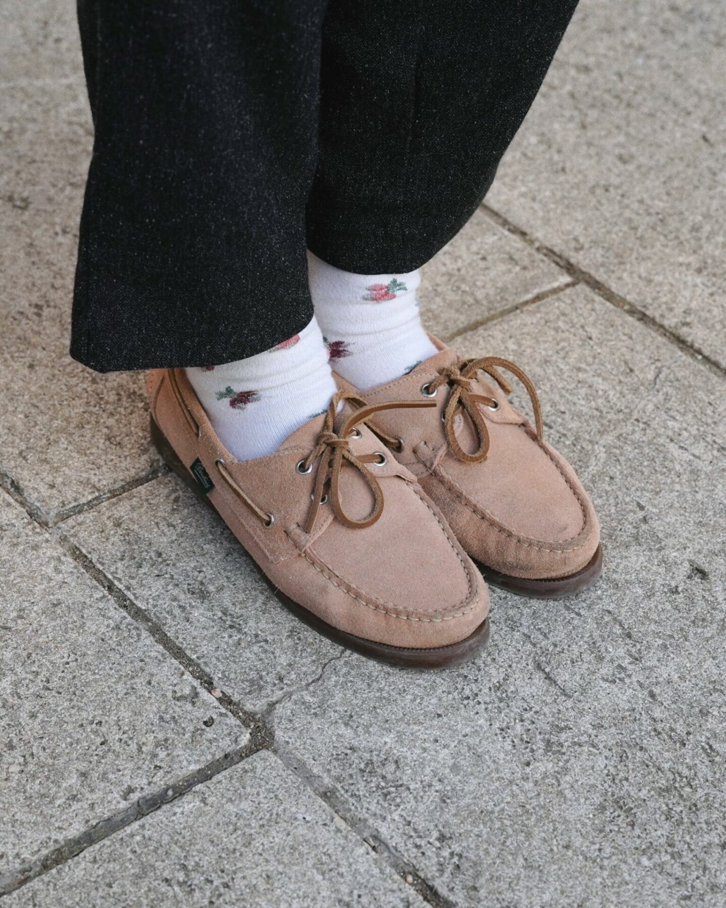 paraboot barth , chaussures bateau pour femme