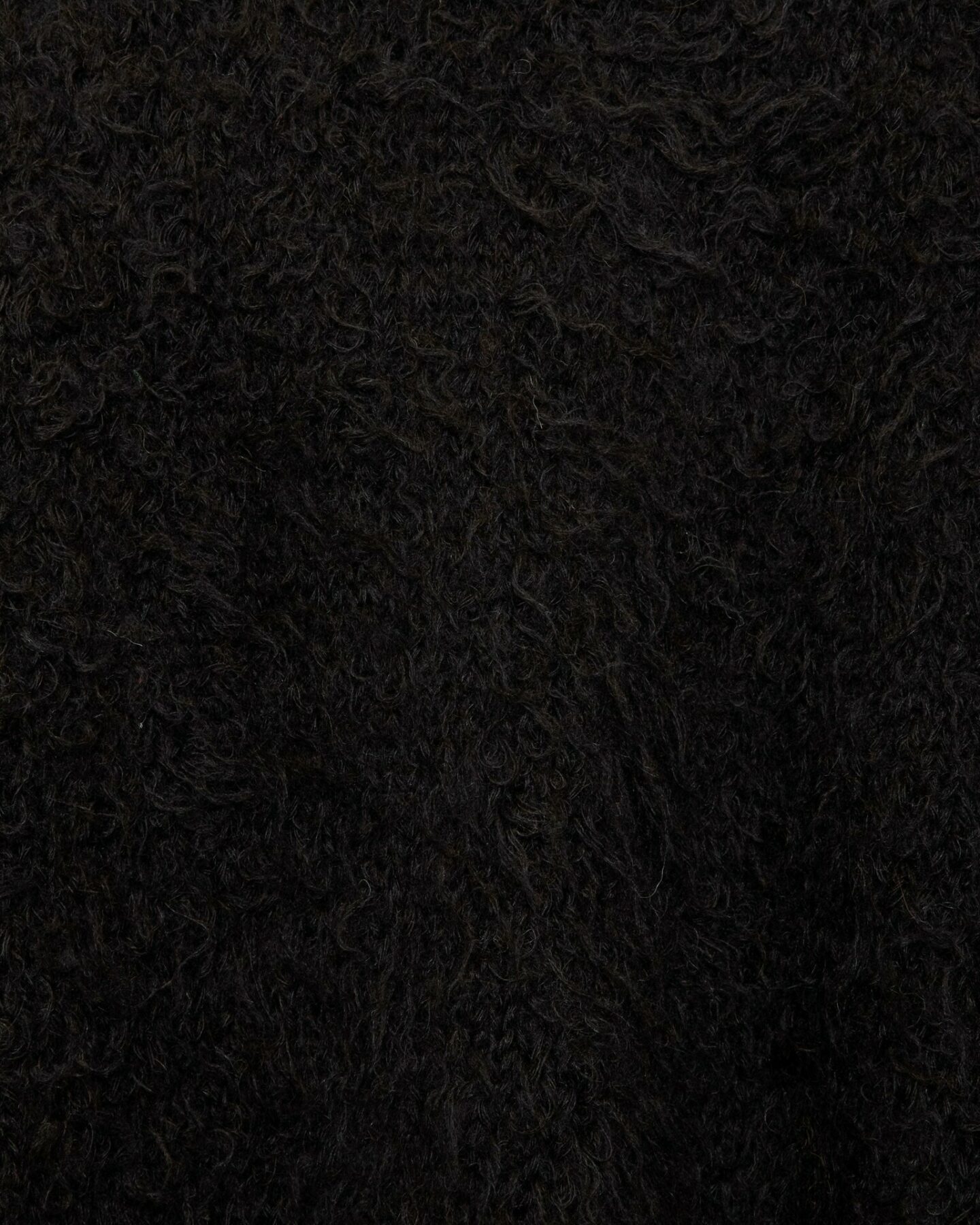 markaware japan baby black alpaca fur
