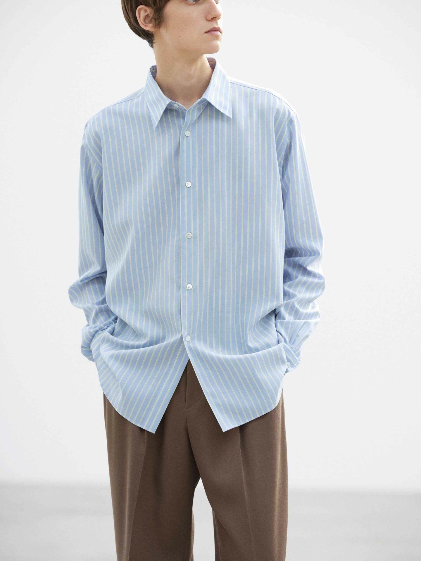 Auralee chemise laine 180s mode &eacute;t&eacute; homme