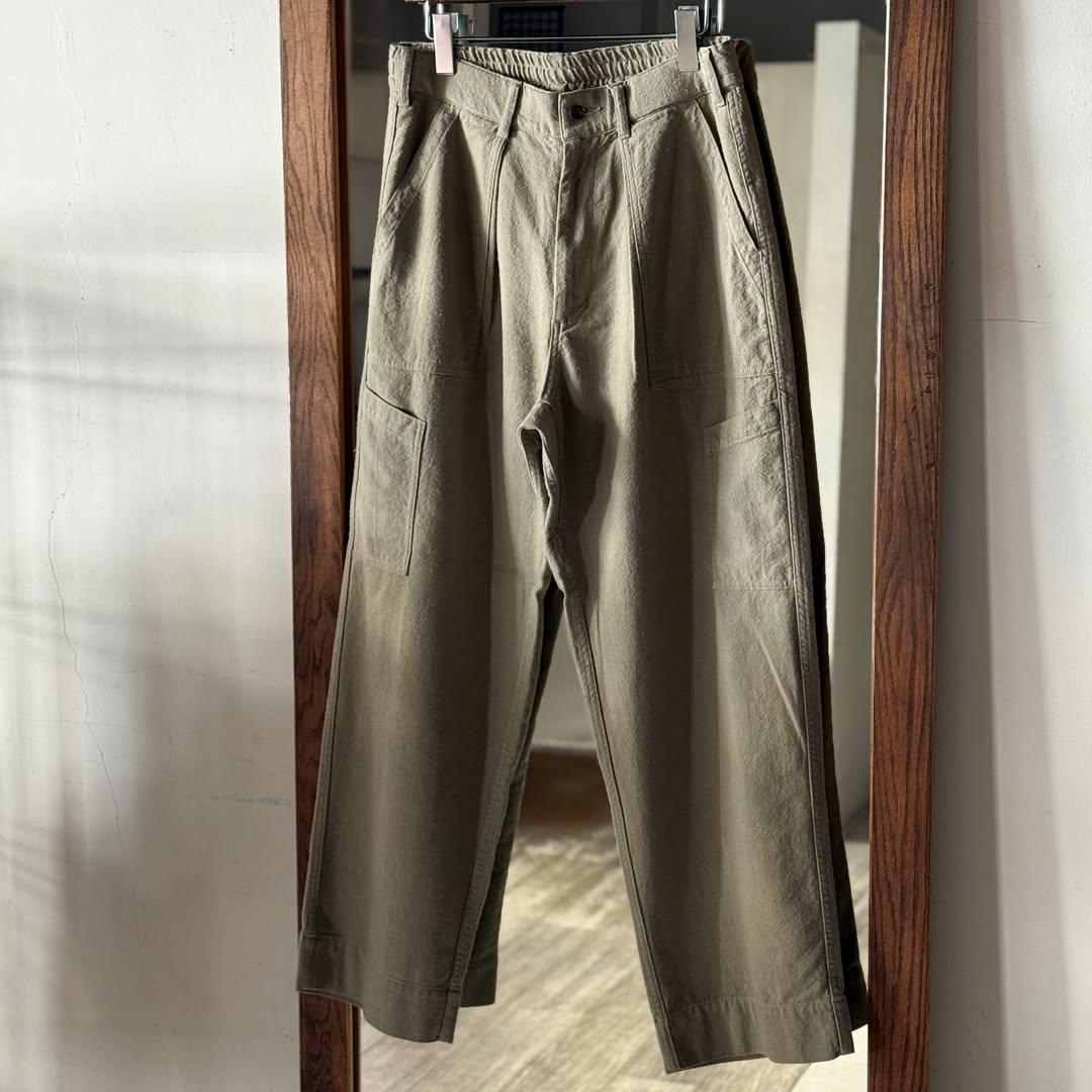 nanamica deck pants silk nep