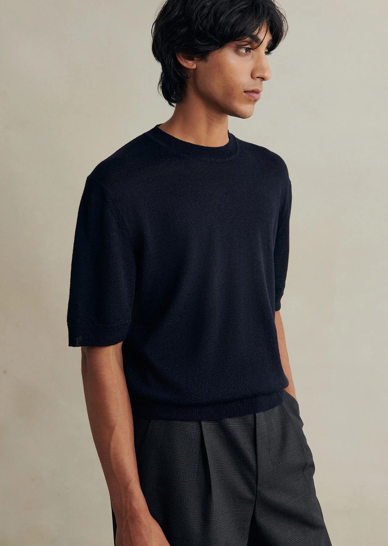 De Bonne Facture t-shirt tricot&eacute; homme printemps &eacute;t&eacute; 2026