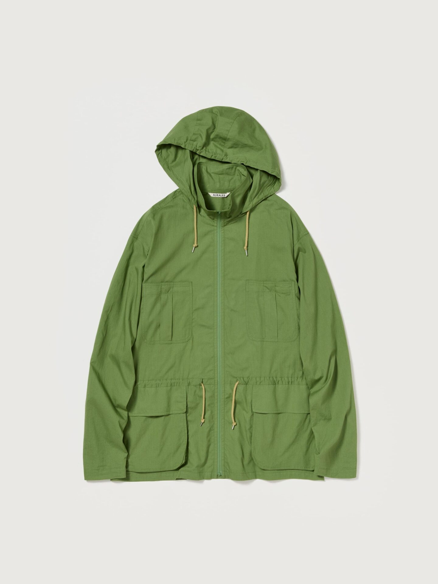 Auralee hooded blouson ss26 superfine cotton 