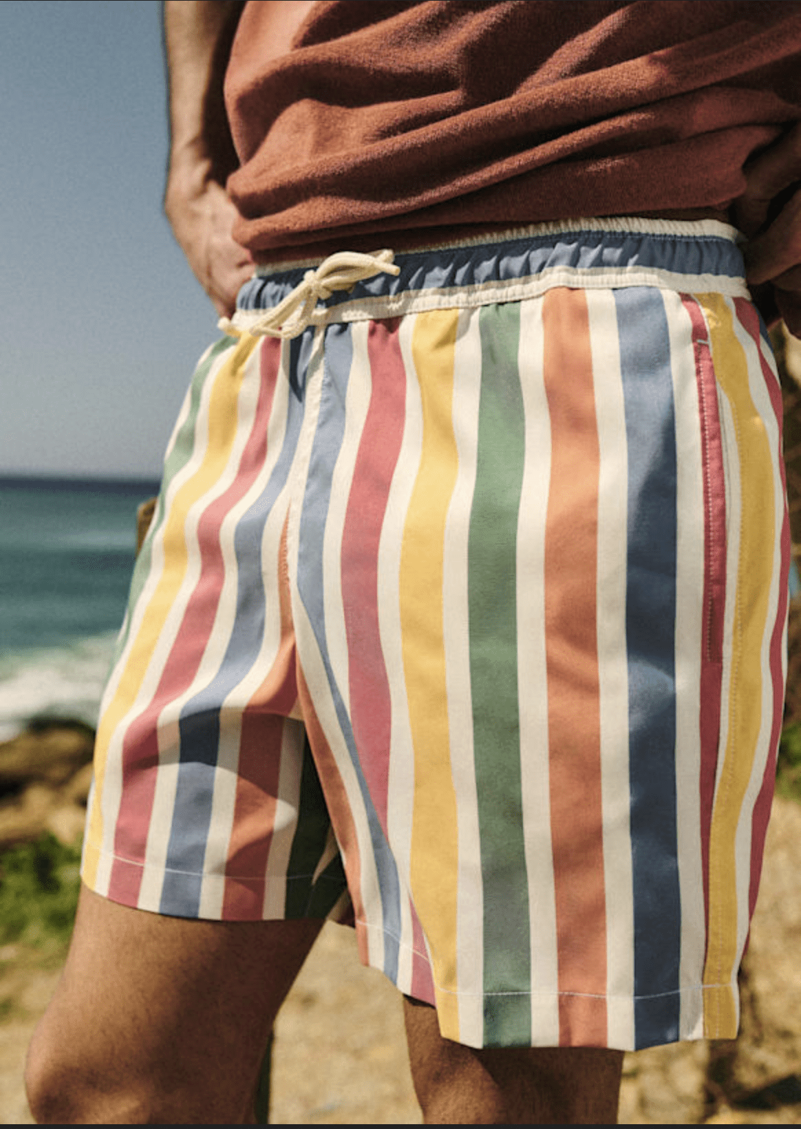 maillot de bain &agrave; rayures Octobre