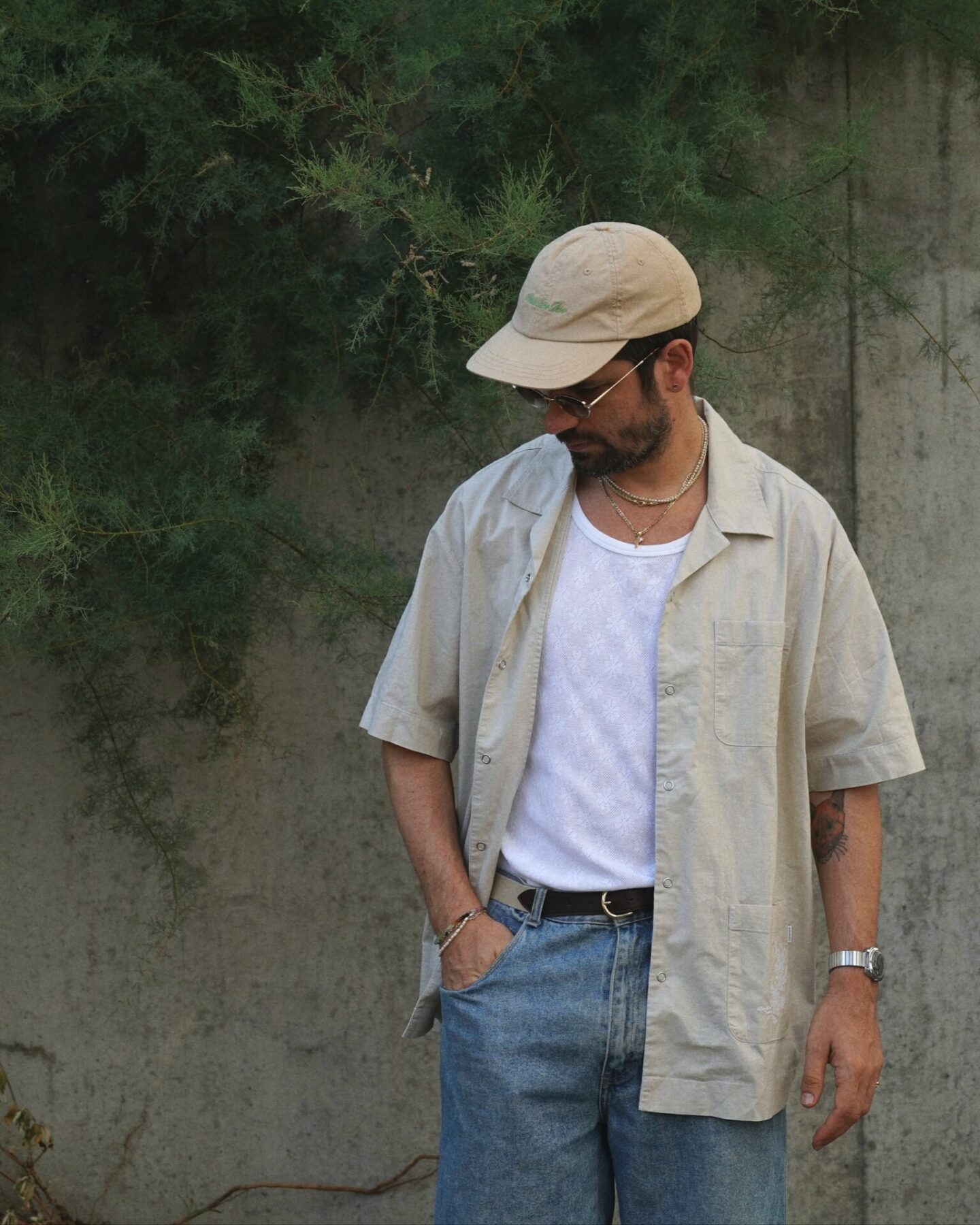 chemisette outdoor brod&eacute;e Dockers